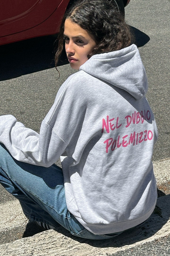 FELPA NEL DUBBIO POLEMIZZO HOODIE
