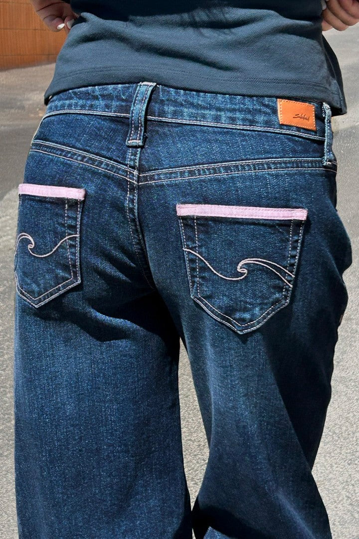 LOW WAIST BAGGY JEANS
