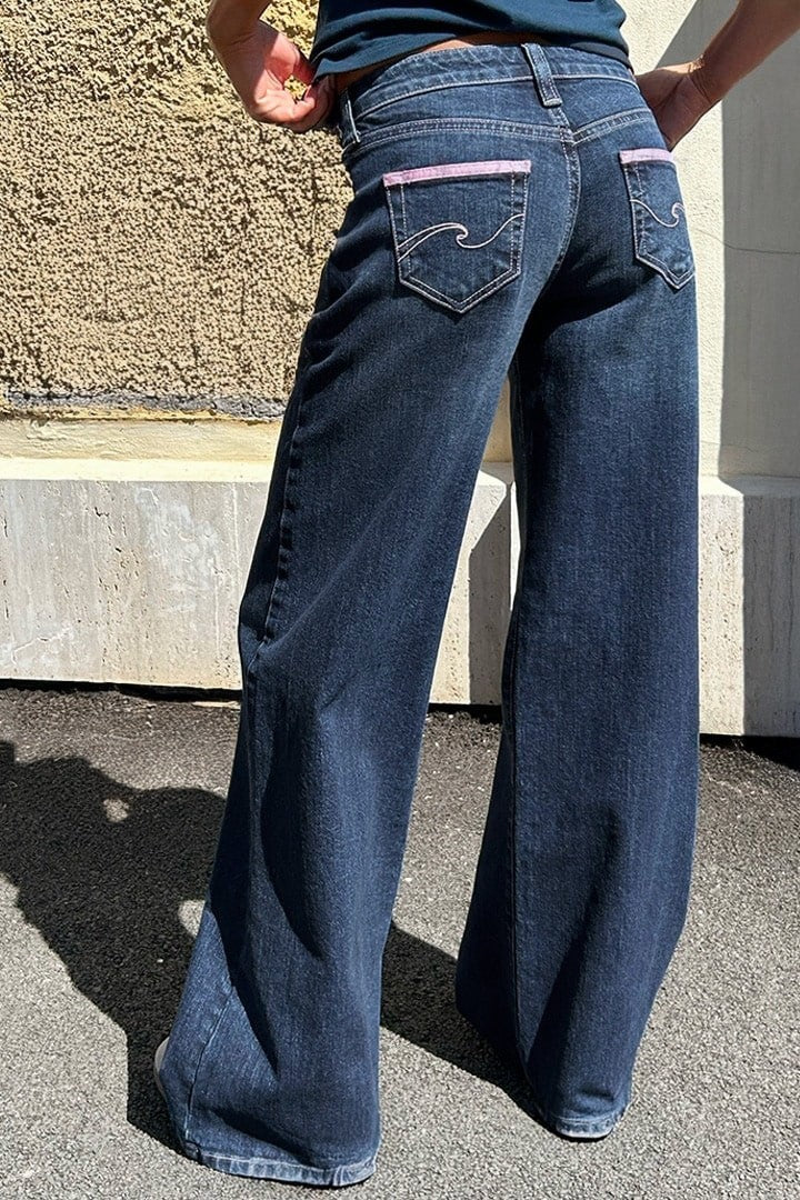 LOW WAIST BAGGY JEANS