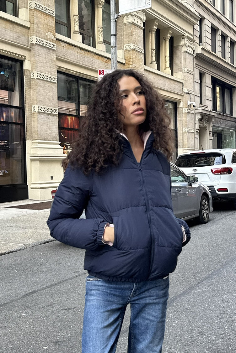 REVERSIBLE BOMBER JACKET