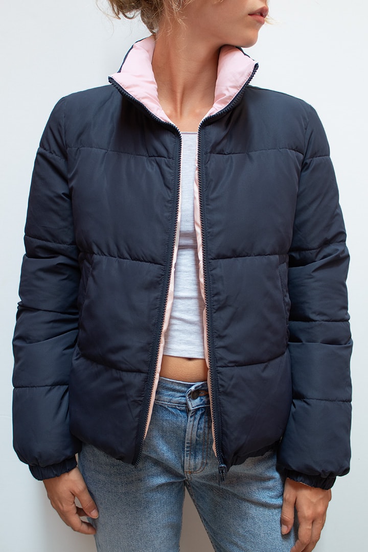 REVERSIBLE BOMBER JACKET