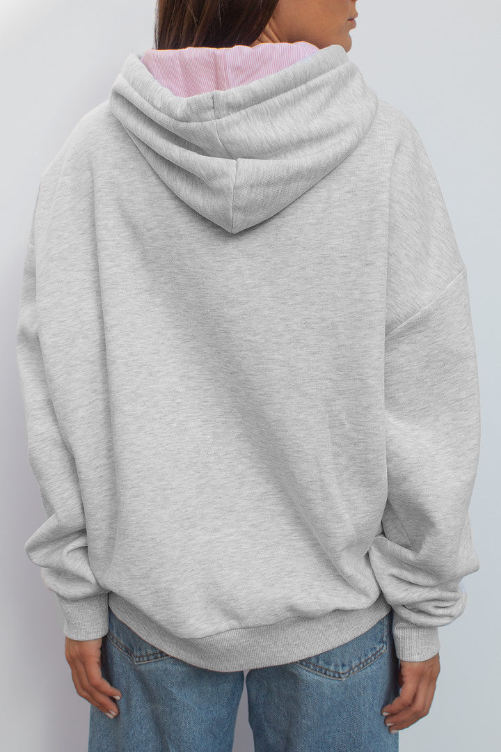 GREY 77 HOODIE