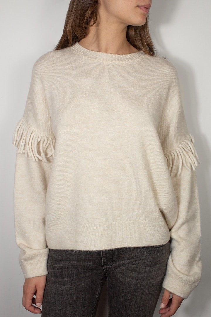 FRINGED SWEATER