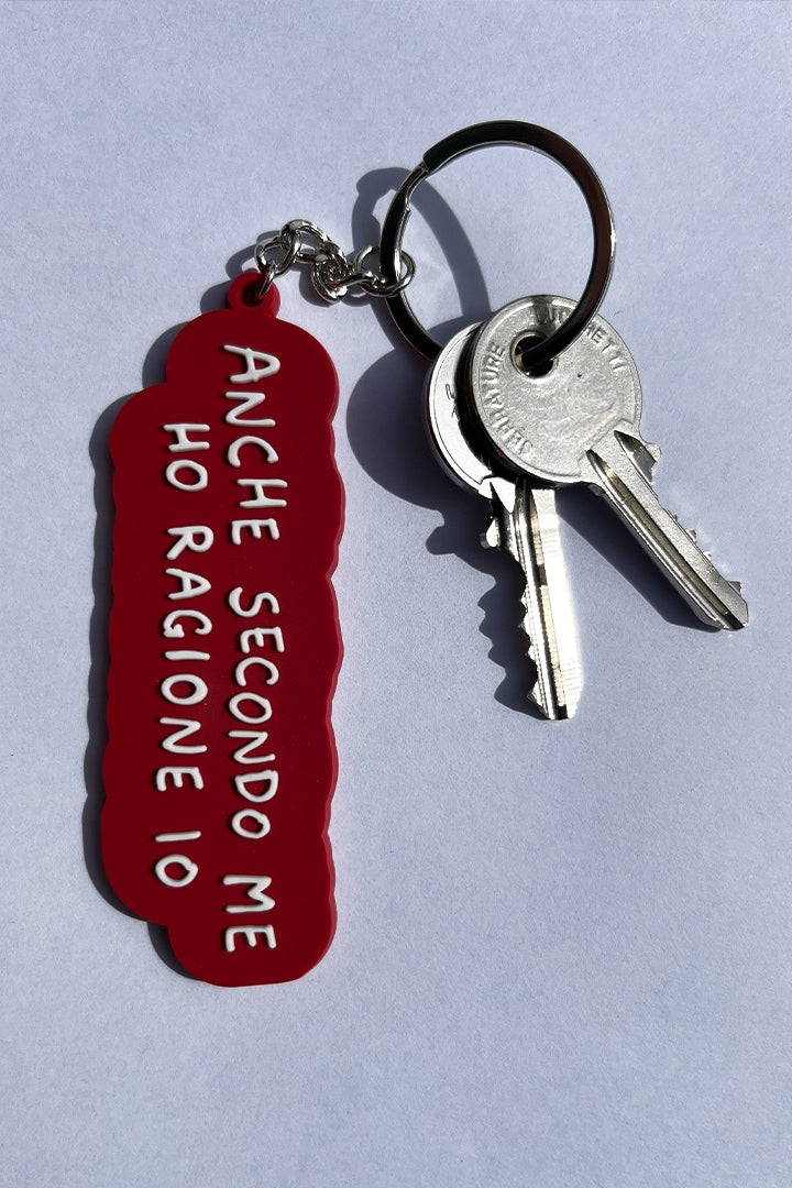 ANCHE SECONDO ME KEYCHAIN