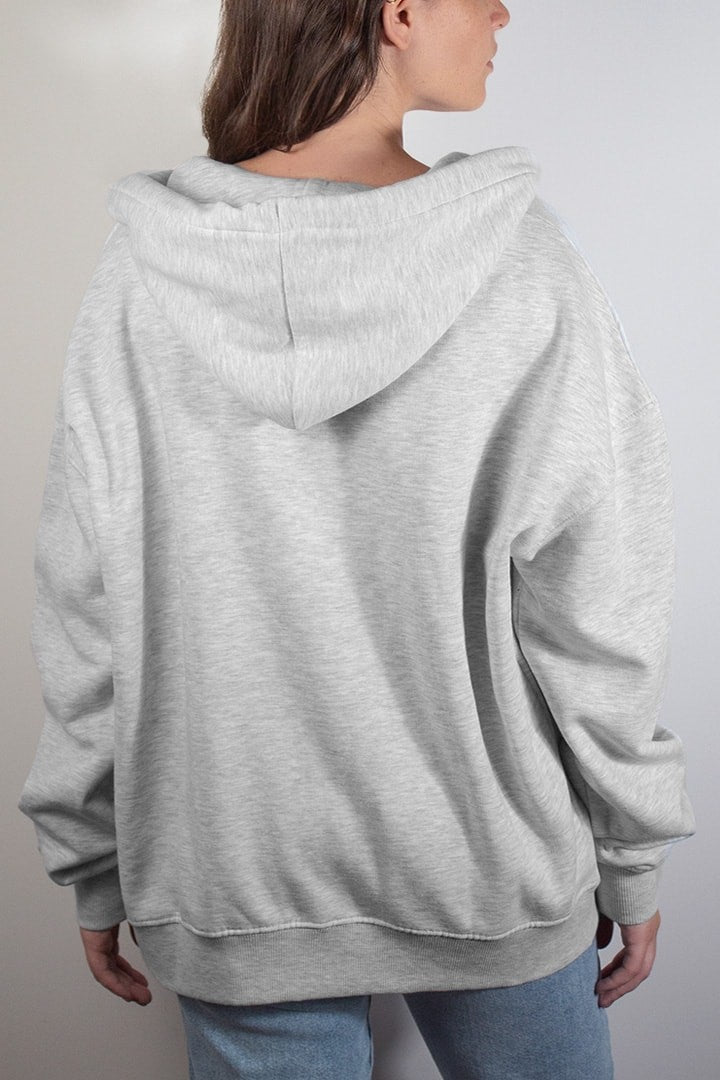 GREY OVERSIZED HOODIE