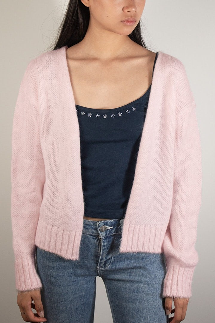 OPEN-FRONT CARDIGAN